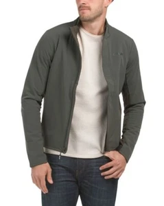 Oakley Mens Dark Green Brush Full Zip Elements Pockets Thermal Jacket Sz M New - Picture 1 of 9