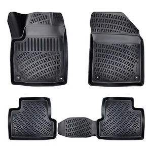 Car Floor Mats Liners For JEEP Cherokee 2013-2017 All Season Heavy Duty Rugs New - Picture 1 of 12