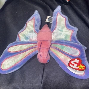 TY Beanie Baby Flitter the Butterfly with *RARE* Tag Errors - Picture 1 of 6