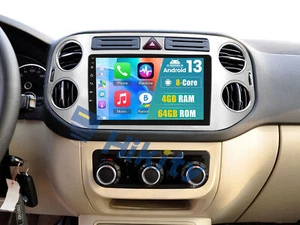 6+128GB Android 13 Autoradio Carplay BT WiFi GPS Navi für VW Tiguan 5N Golf Plus - Bild 1 von 17