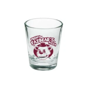 Five Nights at Freddy's Freddy Fazbear's Pizza Prop Shot Glass LIMITED EDITION - Picture 1 of 2
