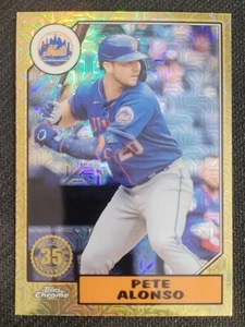 Pete Alonso 2022 Topps Series 1 '87 Topps Silver Pack Chrome Mojo #T87C-60 - Bild 1 von 2