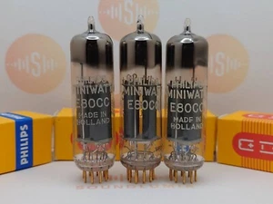 Philips SQ E80CC 6085 D-Getter Matched Trio- Heerlen '59 - Near NOS - Picture 1 of 7