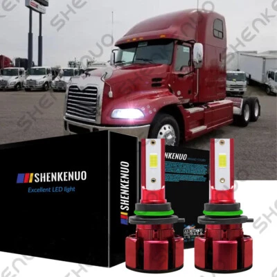 2x Kit de conversión LED de haz bajo blanco bombillas para camión 98-15 MACK Vision CX CXN CV Foto 1 de 4