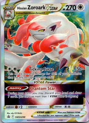 Hisuian Zoroark VSTAR SWSH298 SWSH: Sword & Shield Promo Cards Holo - Image 1 of 2