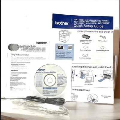 Brother MFC-L5700DW Printer Installer For Drivers & Utilities Disk CD MFC-6702DW - Image 1 of 4