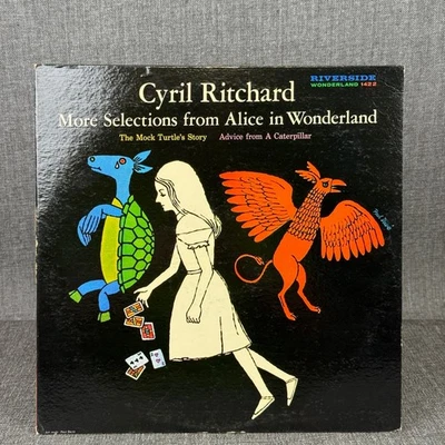 Cyril Ritchard Alice in Wonderland More Selections Riverside LP Record NEAR MINT - Image 1 of 3