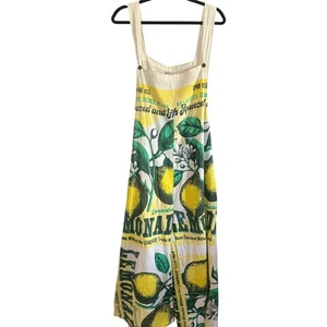 JUNK Vintage Sack | Mehlsack Wide Leg Crop Overall Limonade | Extra Large - Bild 1 von 10