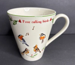 Lenox Mug Holiday 12 Days Of Christmas 4 Calling Birds Replacement Retired - Picture 1 of 5