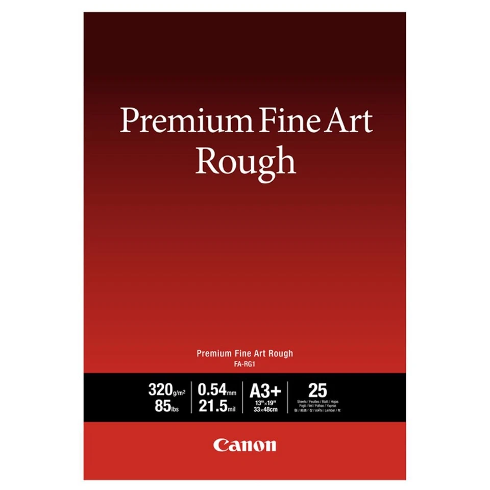 Canon Premium Fine Art Rough Photo Paper, 13x19", 25 Sheets — 第 1/1 张图片