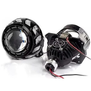 3.0 Inch Projector Lens with Spiral Shrouds,Universal Headlight Retrofit Kit ... - Picture 1 of 8
