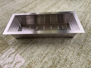 Blanco DIVONCOLSS COLANDER 15”X 5.5” X 3”Solid Stainless Steel Sink Insert W/lip - Picture 1 of 3
