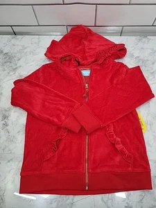 Lighting Bug Ragazze Tg 5 Velluto Velluto Giacca Zip Outdoor Scuola Casual - Foto 1 di 6