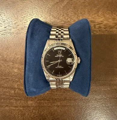 TUDOR Prince Day-Date Stainless Steel 36mm Silver Dial Watch 76214 - Image 1 of 3