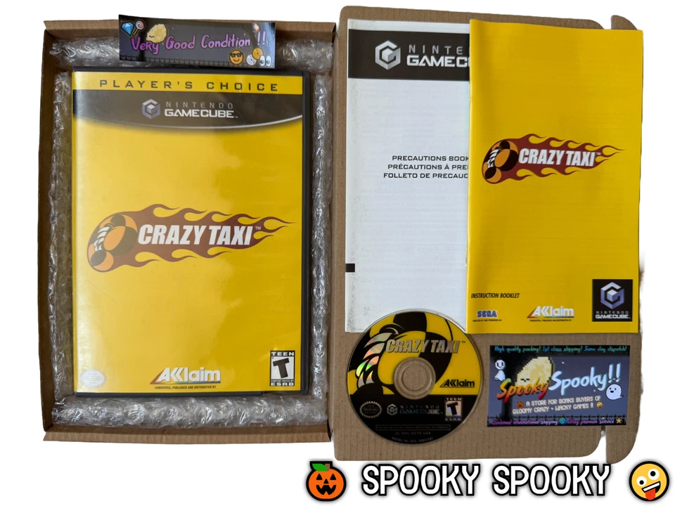 Crazy Taxi Nintendo Gamecube Player's Choice - NTSC-U/C USA VGC CIB - Tracked - Image 1 of 4