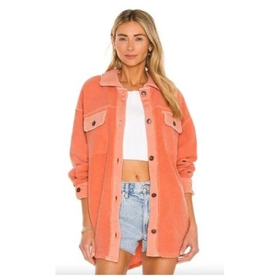 Jaqueta camisa lã rubi Free People We the Free tamanho pequeno - Imagem 1 de 4