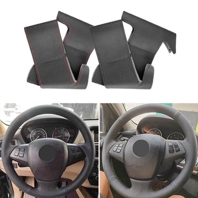 Car Steering Wheel Sewing Leather Cover For BMW X5 E70 2007 2008 2009 2010 2011 - image 1 of 4