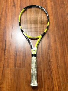 Babolat Aeropro Drive Tennis Racket 100 sq in 16x19 4-1/2 Grip #4 w/ Cover - Picture 1 of 14