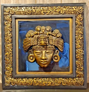 Azteken Goldadler Gott Maya Mexiko Plakette Kunst 13 Zoll - Bild 1 von 7