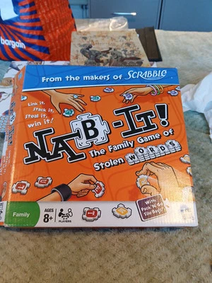 Nab-It! Family Board Game - Strategy Word Game By Hasbro Good Used Age 8+ - Image 1 of 4