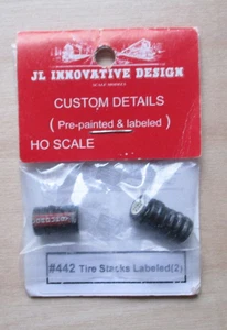 Custom Tire Stacks  HO 1:87 SCALE LAYOUT DIORAMA JL INNOVATIVE 442 - Picture 1 of 1