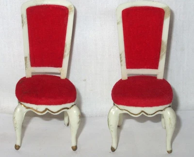 Par de sillas de muebles de princesa pequeña ideal de colección (B27) Foto 1 de 3