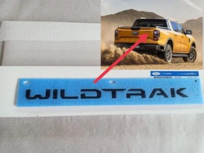FORD RANGER Next Gen WILDTRAK LOGOTIPO GENUINO EMBLEMA INSIGNIA Puerta Trasera 2022-24 Foto 1 de 4