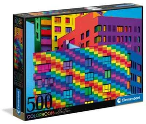 Clementoni Puzzle 500 COLOR BOOM Collection Squares Puzzle 49x36 cm Nuovo NEW - Foto 1 di 2