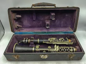 1940s - LeBlanc Noblet 40 Bb Wood Clarinet - Paris - AS-IS w/ Double Case - Picture 1 of 18