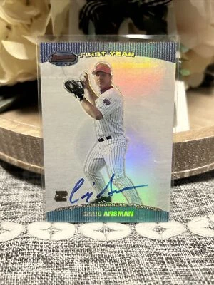 2004 Bowman's Best First Year Auto Craig Ansman #BB-CMA Rookie Auto RC - Image 1 of 2