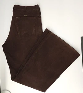 Vintage Blue Bell Wrangler brown corduroy pants original size 36 - Picture 1 of 9