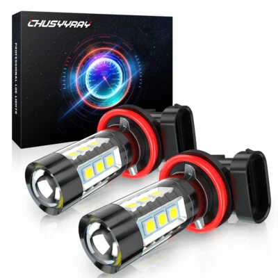 H8 LED Fog Driving Light Bulb 6000K For Mini Cooper Countryman/Paceman 2011-2016 - Изображение 1 из 4