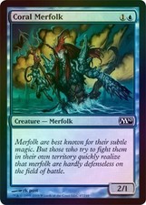 4X Coral Merfolk - Foil New MTG M10 Magic