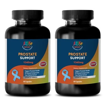 SPORT NUTRITION & VITAMINS Vitamin B6 - PROSTATE SUPPORT - Saw Palmetto Extract - Zinc - 2 Bot 120 Ct