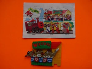 Italien " K99 n.011 - Plastikpuzzle Bahnhof - Dach Mitte + BPZ - Bild 1 von 1