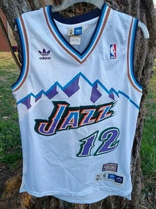 Vintage Utah Jazz John Stockton Adidas Hardwood Classics Gr. S Trikot - Bild 1 von 8
