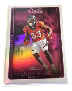 Broncos Javonte Williams Mint 2022 Panini Studio Pink Parallel #68/199 - Bild 1 von 1