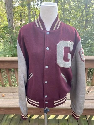 Vintage 60s Howe Athletic Apparel  Letterman Varsity Bomber Jacket 68 - Image 1 of 4