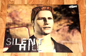 1999 Silent Hill/Mission Impossible Vintage sehr seltenes Poster PS1 57x40cm - Bild 1 von 6