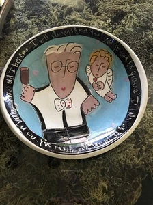 Signierte Sandra Magsamen 10" Keramikschale - Bild 1 von 3