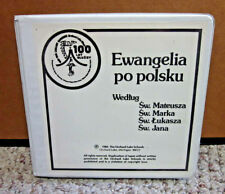 EWANGELIA PO POLSKU Christian audio Polish cassette tapes New Testament Gospels 