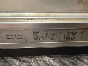 USED PHD SFM5 27X 450-M-NM22-NN11-NP12-NT00-PB Pneumatic Cylinder Rail - Picture 1 of 7