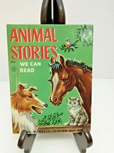 1947 Animal Stories We Can Read A Rand McNally Junior Elf Children's Book  - Picture 1 of 7