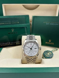 Rolex Skydweller White Dial Jubilee Bracelet 336934 Box & Papers 2024 - Picture 1 of 12