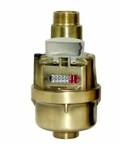 Honeywell Elster V100 WATER METER WITH DUAL CHECK VALVE (No Coupling) 20mm - Picture 1 of 1