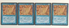 Magic the Gathering ~ X4 Merchant Scroll ~ Homelands ~ LP