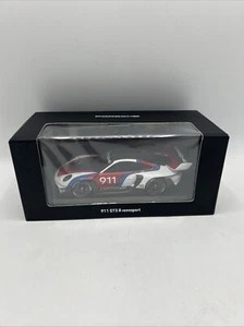 Spark 1:43rd Scale Porsche 911 GT3 R Rennsport, #911, White/Red/Blue - Picture 1 of 5