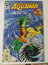 AQUAMAN #1 - REINTRO DOLPHIN, AQUALAD/TEMPEST APPEARANCE ! - 1994 - DC COMICS