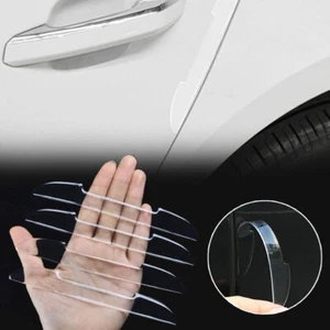 4 pegatinas protectoras anticolisión transparentes para puertas de automóvil tira de protectores de bordes - Imagen 1 de 12