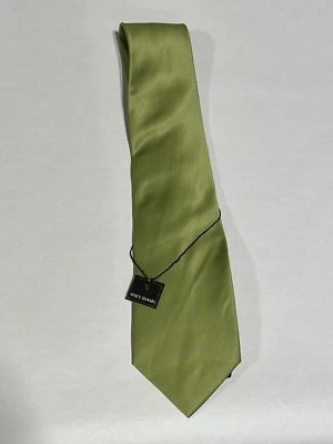 Corbata verde hecha a mano Stacy Adams para hombre con cuadrado de bolsillo a juego NUEVA Foto 1 de 4